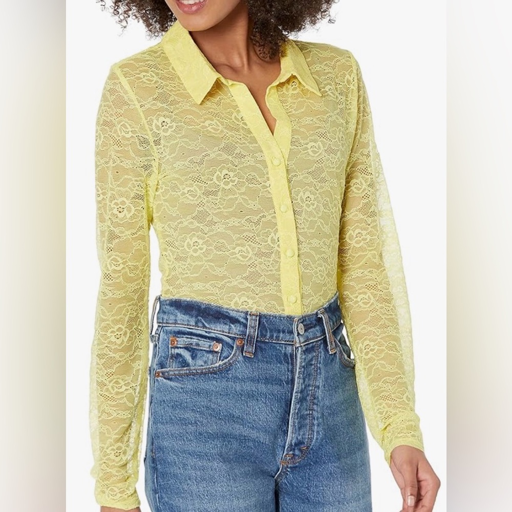 AFRM Zayne Lace Button Down
